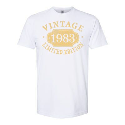 Vintage 1983 Birthday 39th Limited Edition Softstyle CVC T-Shirt