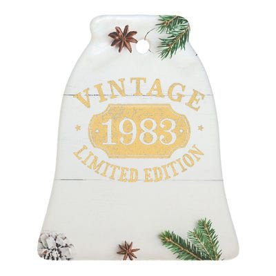 Vintage 1983 Birthday 39th Limited Edition Ceramic Bell Ornament