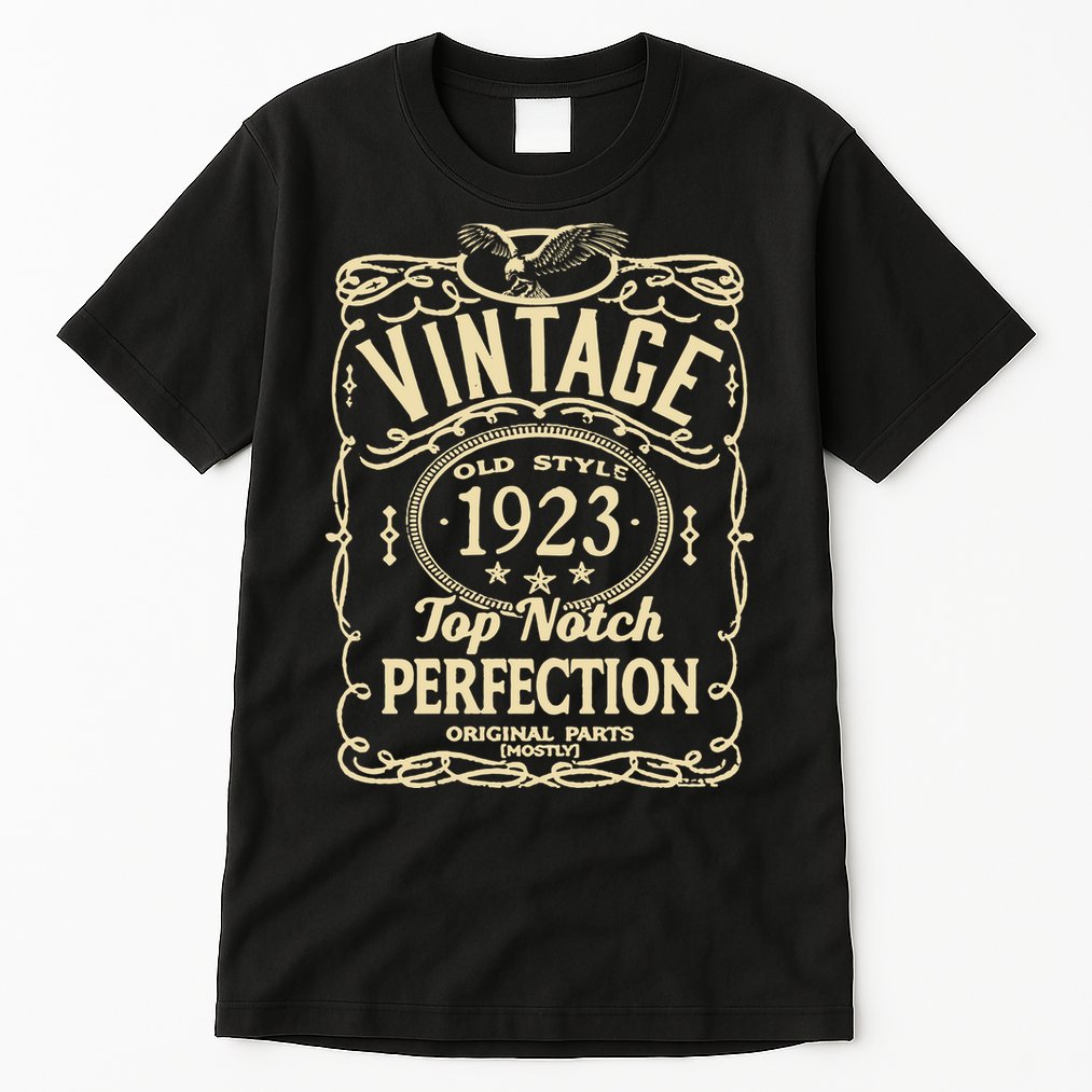 Vintage 100th Birthday top notch 1923 Tall T-Shirt