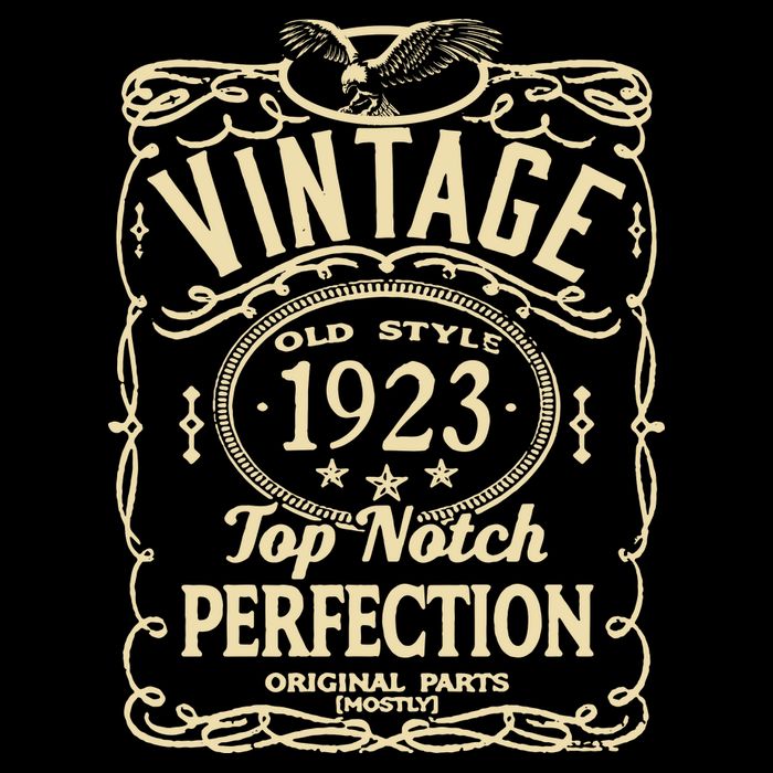 Vintage 100th Birthday top notch 1923 Baby Bodysuit