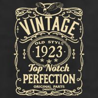 Vintage 100th Birthday top notch 1923 Hat