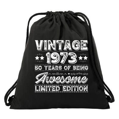 Vintage 1973 Being Awesome Limited Drawstring Bag