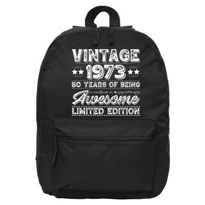 Vintage 1973 Being Awesome Limited 16 in Basic Backpack