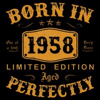 Vintage 1958 Birthday Celebration 65th Year Gift Backpack