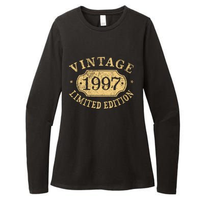 Vintage 1997 Birthday 25th Limited Edition Womens CVC Long Sleeve Shirt