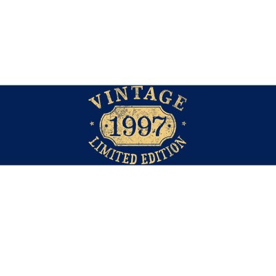 Vintage 1997 Birthday 25th Limited Edition Bumper Sticker