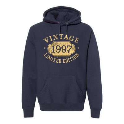 Vintage 1997 Birthday 25th Limited Edition Premium Hoodie