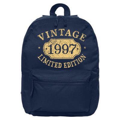 Vintage 1997 Birthday 25th Limited Edition 16 in Basic Backpack