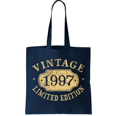 Vintage 1997 Birthday 25th Limited Edition Tote Bag