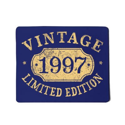 Vintage 1997 Birthday 25th Limited Edition Mousepad