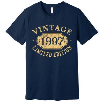 Vintage 1997 Birthday 25th Limited Edition Premium T-Shirt