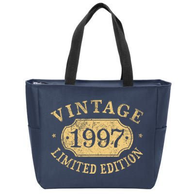 Vintage 1997 Birthday 25th Limited Edition Zip Tote Bag