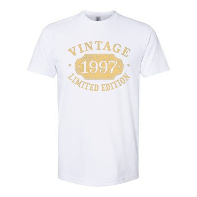 Vintage 1997 Birthday 25th Limited Edition Softstyle CVC T-Shirt