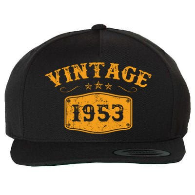 Vintage 1953 Birthday Gifts Wool Snapback Cap