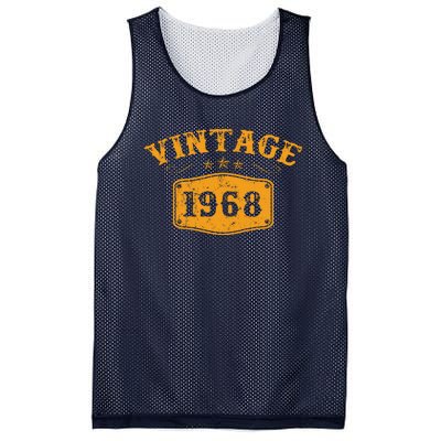 Vintage 1968 Birthday Gifts Mesh Reversible Basketball Jersey Tank