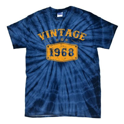 Vintage 1968 Birthday Gifts Tie-Dye T-Shirt