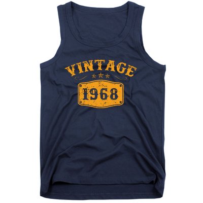 Vintage 1968 Birthday Gifts Tank Top