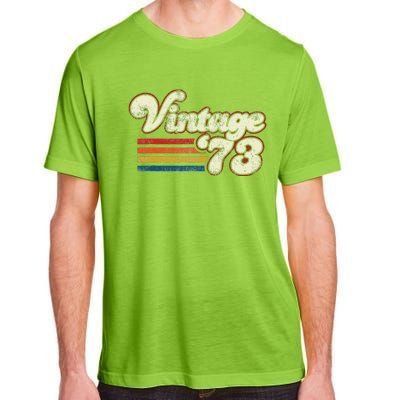 Vintage 1973 Birthday Adult ChromaSoft Performance T-Shirt