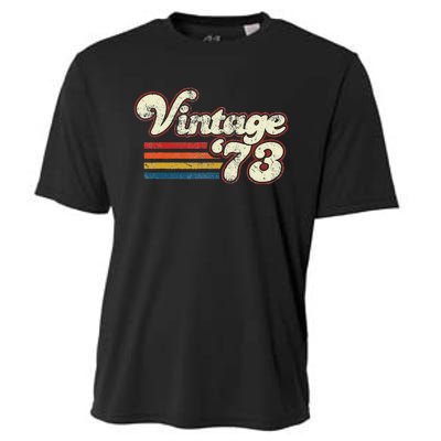 Vintage 1973 Birthday Cooling Performance Crew T-Shirt