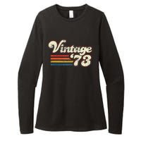 Vintage 1973 Birthday Womens CVC Long Sleeve Shirt