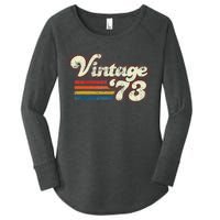 Vintage 1973 Birthday Women's Perfect Tri Tunic Long Sleeve Shirt