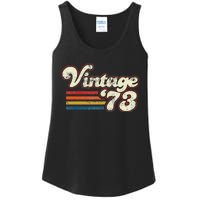 Vintage 1973 Birthday Ladies Essential Tank