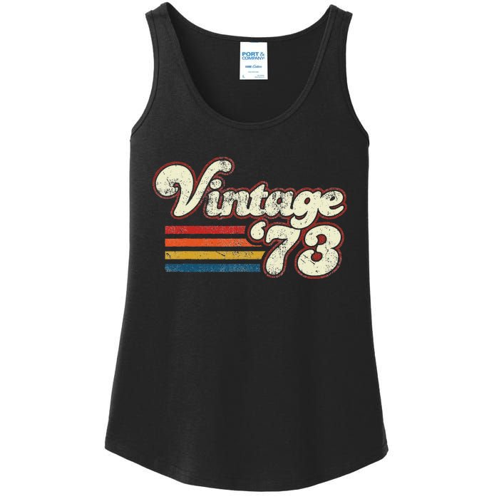 Vintage 1973 Birthday Ladies Essential Tank