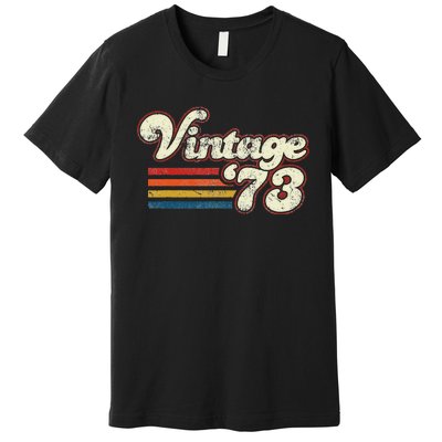 Vintage 1973 Birthday Premium T-Shirt