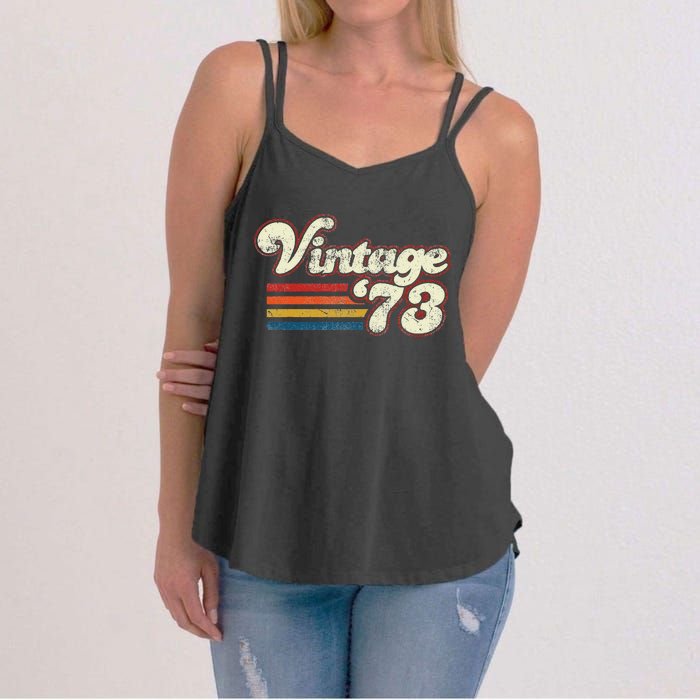 Vintage 1973 Birthday Women's Strappy Tank