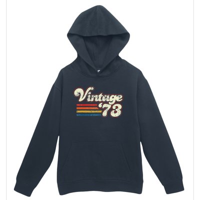 Vintage 1973 Birthday Urban Pullover Hoodie