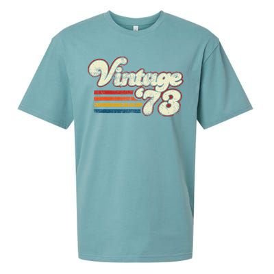 Vintage 1973 Birthday Sueded Cloud Jersey T-Shirt