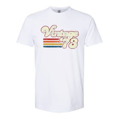 Vintage 1973 Birthday Softstyle CVC T-Shirt