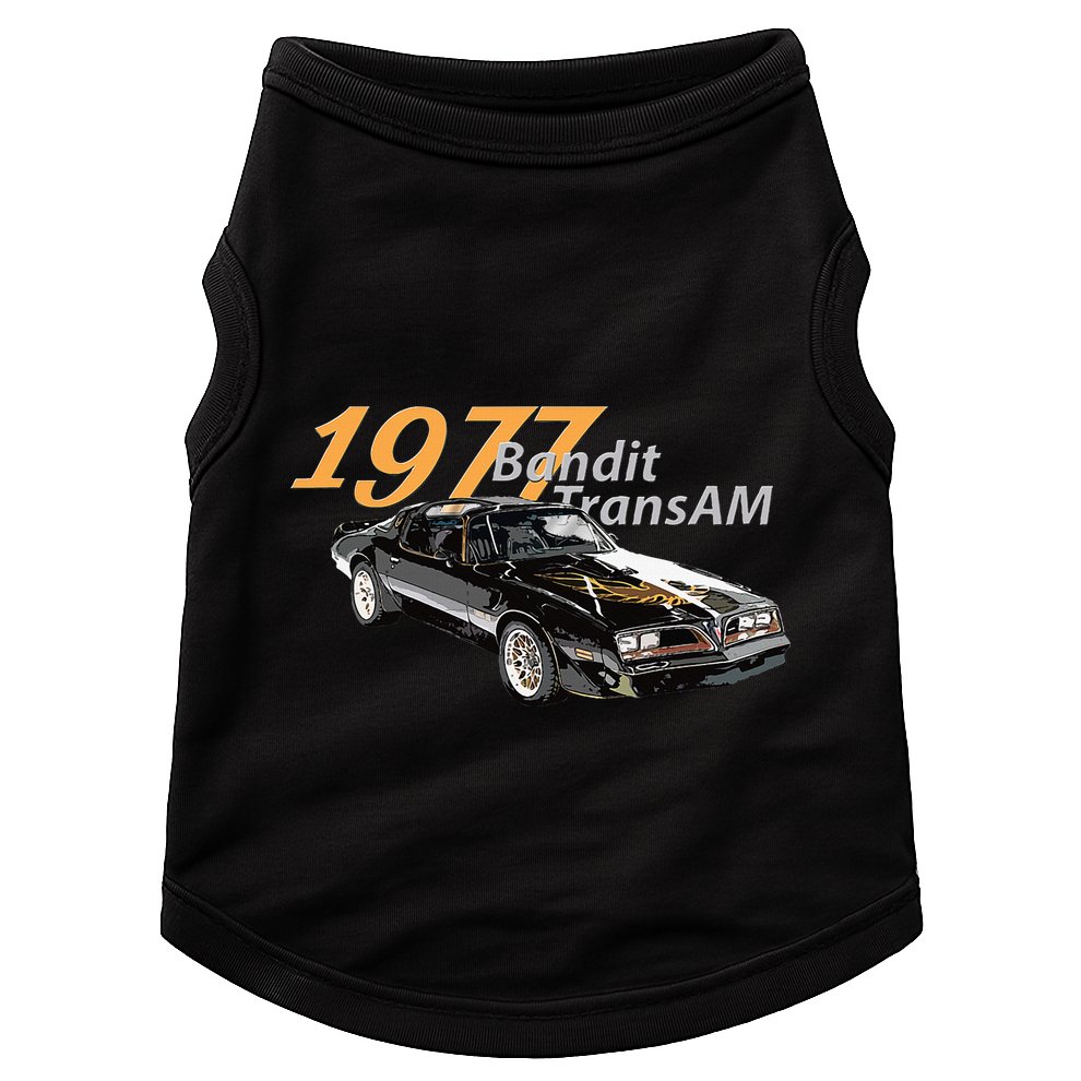 Vintage 1977 Bandit Am Muscle Cars 1970s Doggie Tank