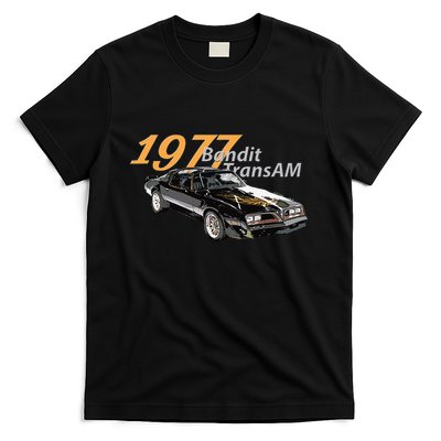 Vintage 1977 Bandit Am Muscle Cars 1970s T-Shirt