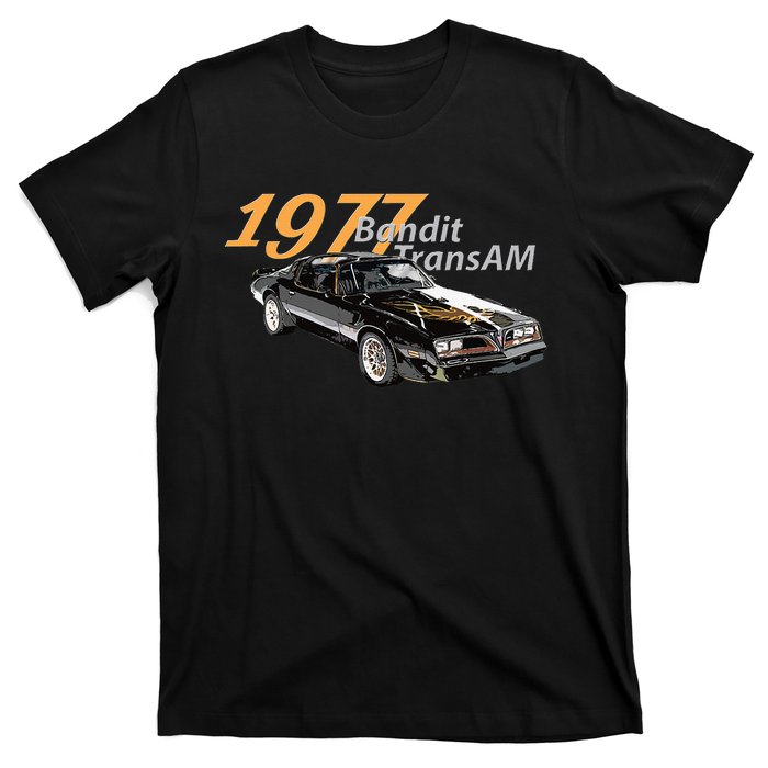 Vintage 1977 Bandit Am Muscle Cars 1970s T-Shirt