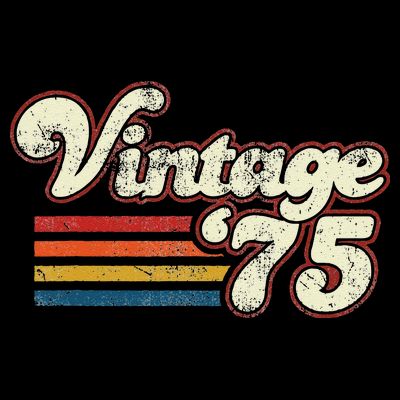 Vintage 1975 Birthday T-Shirt