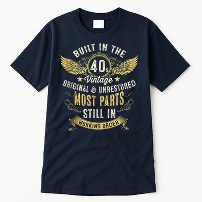 Vintage 1940s Built In The 40s Forties 80th Birthday Tall T-Shirt