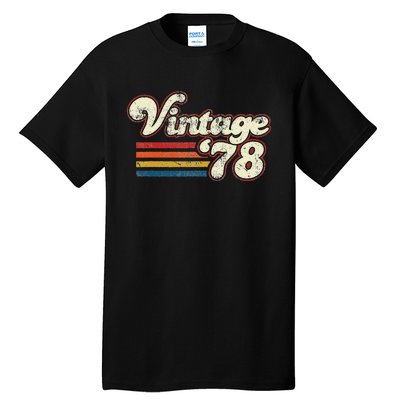 Vintage 1978 Birthday Cute Tall T-Shirt