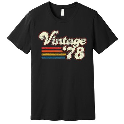 Vintage 1978 Birthday Cute Premium T-Shirt