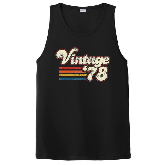 Vintage 1978 Birthday Cute PosiCharge Competitor Tank