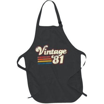 Vintage 1981 Birthday Apron