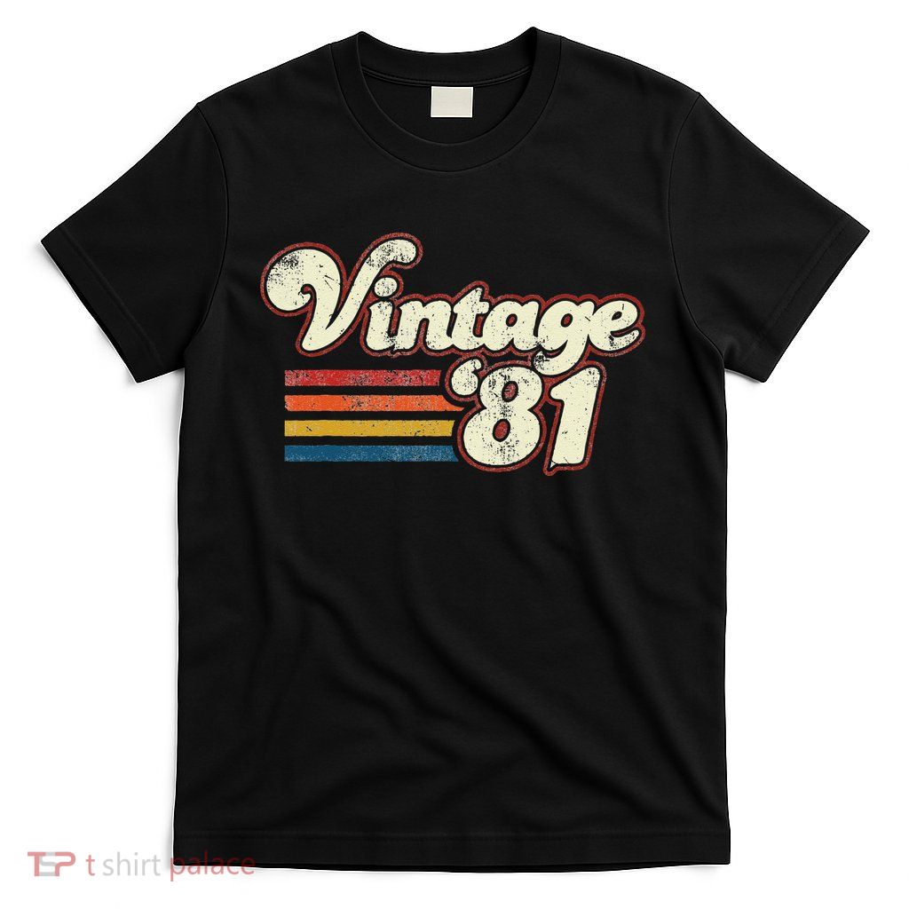 Vintage 1981 Birthday T-Shirt