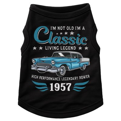 Vintage 1957 Birthday Classic Car For Legends Born In 1957 Doggie Tank