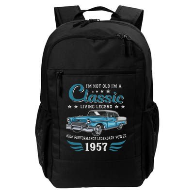 Vintage 1957 Birthday Classic Car For Legends Born In 1957 Backpack