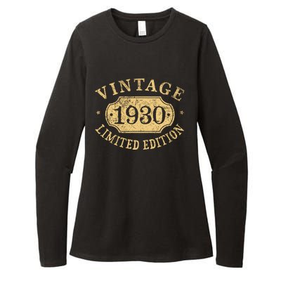 Vintage 1930 Birthday 92nd Limited Edition Womens CVC Long Sleeve Shirt