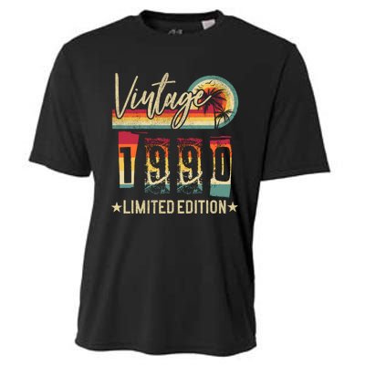 Vintage 1990 Birthday Gift Limited Edition Funny And Cool Family Gift Cooling Performance Crew T-Shirt