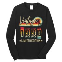 Vintage 1990 Birthday Gift Limited Edition Funny And Cool Family Gift Long Sleeve Shirt