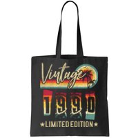 Vintage 1990 Birthday Gift Limited Edition Funny And Cool Family Gift Tote Bag