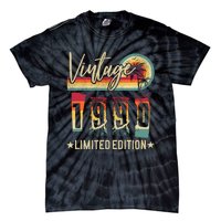 Vintage 1990 Birthday Gift Limited Edition Funny And Cool Family Gift Tie-Dye T-Shirt