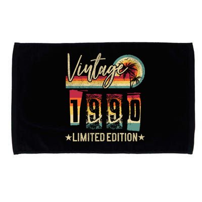 Vintage 1990 Birthday Gift Limited Edition Funny And Cool Family Gift Microfiber Hand Towel